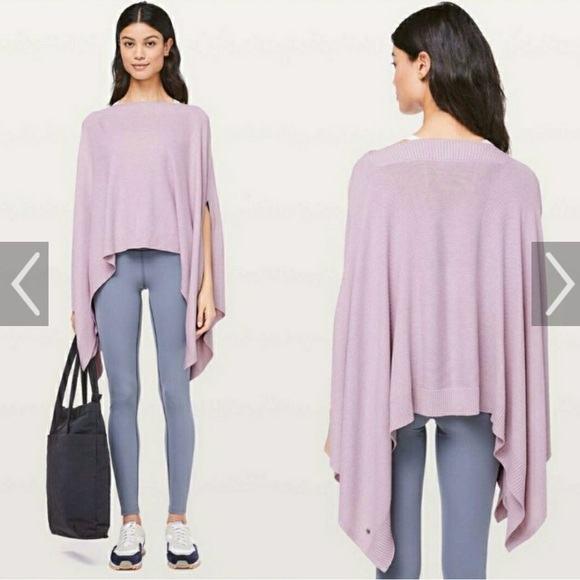 lululemon athletica Sweaters - Lululemon Flow forward lavender poncho